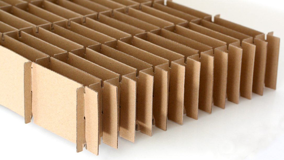 Corrugated
                                                          partitions